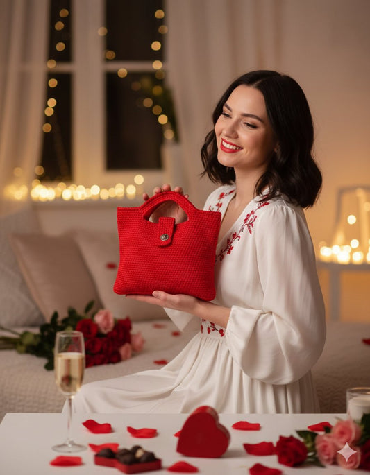 La mini bag stella è una borsa all'uncinetto  elegante senza trascurare la comodità. 